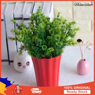 1 ช่อดอกไม้ประดิษฐ์ Mimosa ประดิษฐ์ดอกไม้สีเขียว