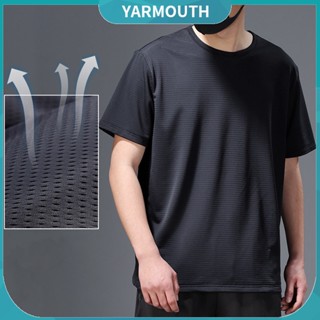 Yyr_ เสื้อท็อป ระบายอากาศ สําหรับผู้ชาย