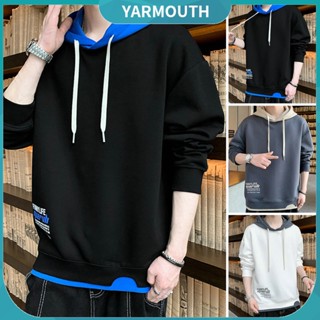 Yyr_ เสื้อกันหนาว แขนยาว มีฮู้ด แฟชั่นฤดูใบไม้ร่วง