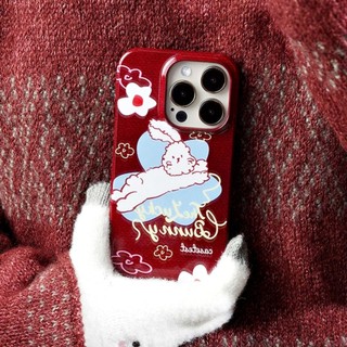 เคสโทรศัพท์มือถือ ลายกระต่ายปีใหม่ สําหรับ Apple Iphone 13pro 14 12max 11 xr 78plus