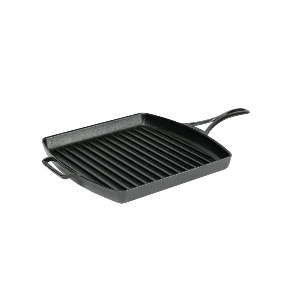 LODGE - กระทะย่างมีลาย แบล็คล็อก 12"