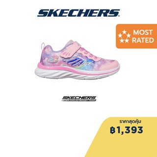 Skechers สเก็ตเชอร์ส รองเท้าเด็กผู้หญิง Girls Quick Kicks Shoes - 302208L-PKLV Air-Cooled Memory Foam