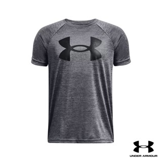 Under Armour UA Boys Tech™ Twist Short Sleeve อันเดอร์ อาร์เมอร์ เสื้อออกกำลังกาย สำหรับเด็กผู้ชาย