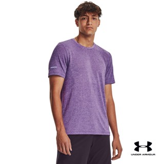 Under Armour Mens UA Seamless Stride Short Sleeve อันเดอร์ อาร์เมอร์ เสื้อแขนสั้น UA Seamless Stride สำหรับผู้ชาย