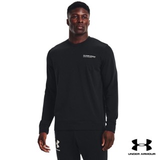 Under Armour UA Mens Rival Terry Logo Crew อันเดอร์ อาร์เมอร์ เสื้อเทรนนิ่ง สำหรับผู้ชาย