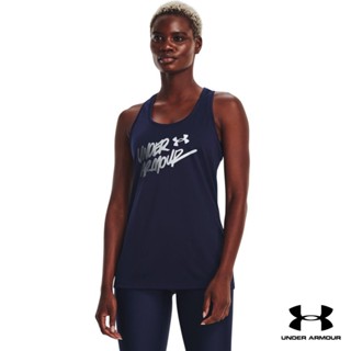 Under Armour UA Womens Velocity Wordmark Tank อันเดอร์ อาร์เมอร์ เสื้อกล้ามเทรนนิ่ง สำหรับผู้หญิง