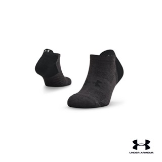 Under Armour UA Unisex Armour Dry™ Run No Show Socks อันเดอร์ อาเมอร์ ถุงเท้าวิ่ง สำหรับทุกเพศ รุ่น Armour Dry™