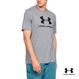 Under Armour UA Mens Sportstyle Logo Short Sleeve อันเดอร์ อาร์เมอร์ เสื้อยืดแขนสั้น Big Logo ผู้ชาย