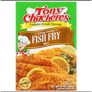 โทนี่ ชาเชอร์เร่ ผงทำปลาทอดกรอบครีโอล Tony Chacheres Crispy Creole Fish Fry Mix 284g.