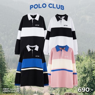 Urthe - เสื้อโปโลแขนยาว กันหนาว คอปก รุ่น POLO CLUB