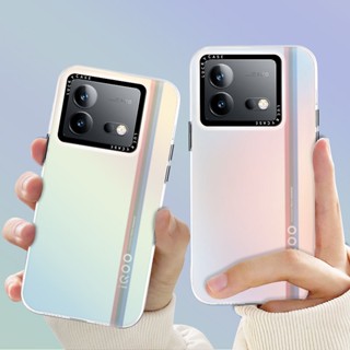 ใหม่ เคสโทรศัพท์มือถือ อะคริลิค กันกระแทก ไล่โทนสี เรียบง่าย สําหรับ Realme gt5