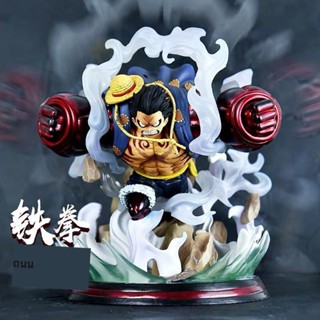 [รุ่นคุณภาพสูง] Figure One Piece Tekken Luffy GK สี่ความเร็ว Great Ape King ปืน Lion Rocket Launcher รูปเครื่องประดับรูป