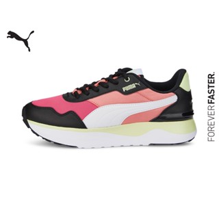 PUMA BASICS - รองเท้ากีฬาผู้หญิง R78 Voyage สีดำ - FTW - 38072915