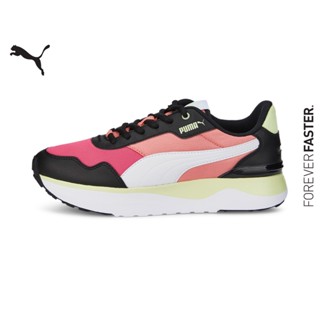 PUMA BASICS - รองเท้ากีฬาผู้หญิง R78 Voyage สีดำ - FTW - 38072915