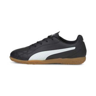 PUMA FOOTBALL - รองเท้าฟุตบอลเด็กโต Monarch II IT สีดำ - FTW - 10656601