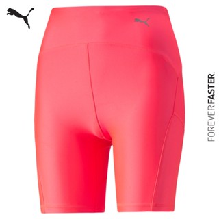 PUMA RUNNING - กางเกงวิ่งขาสั้นผู้หญิง ULTRAFORM Tight Running Shorts สีชมพู - APP - 52215334