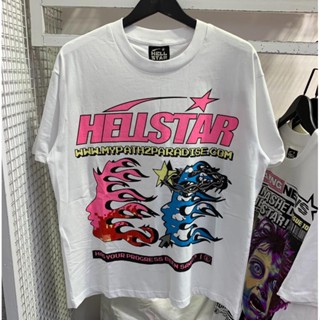 เสื้อยืดคอกลม แขนสั้น พิมพ์ลาย Hellstar Pixel Tees