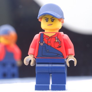 LEGO Mechanic Dark Blue Overalls Town &amp; City