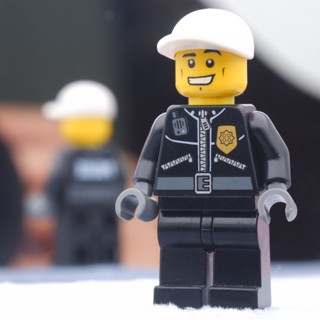 LEGO Police City Leather Jacket White Cap Police Town &amp; City