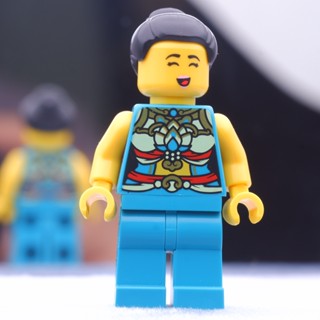 LEGO Musician Turquoise Costume Chinese Town &amp; City