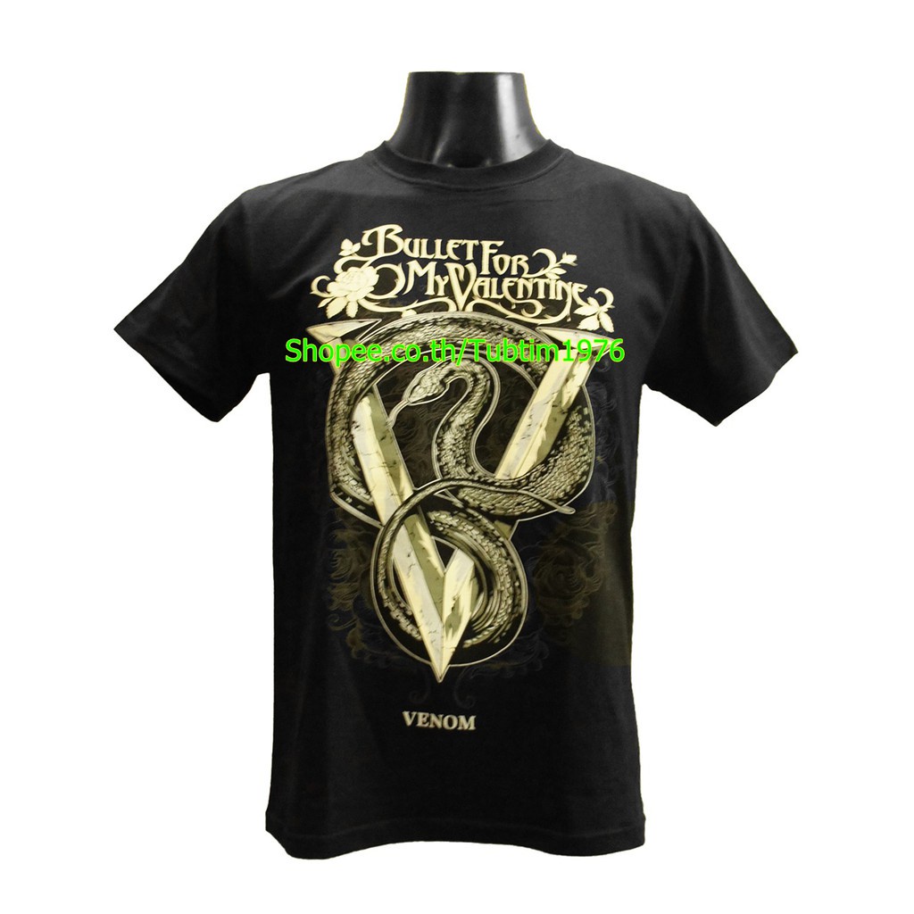 เสื้อวง Bullet For My Valentine ผ้าร้อยแฟชั่นวงดนตรี วินเทจ บุลเลตฟอร์มายวาเลนไทน์ BFV1687