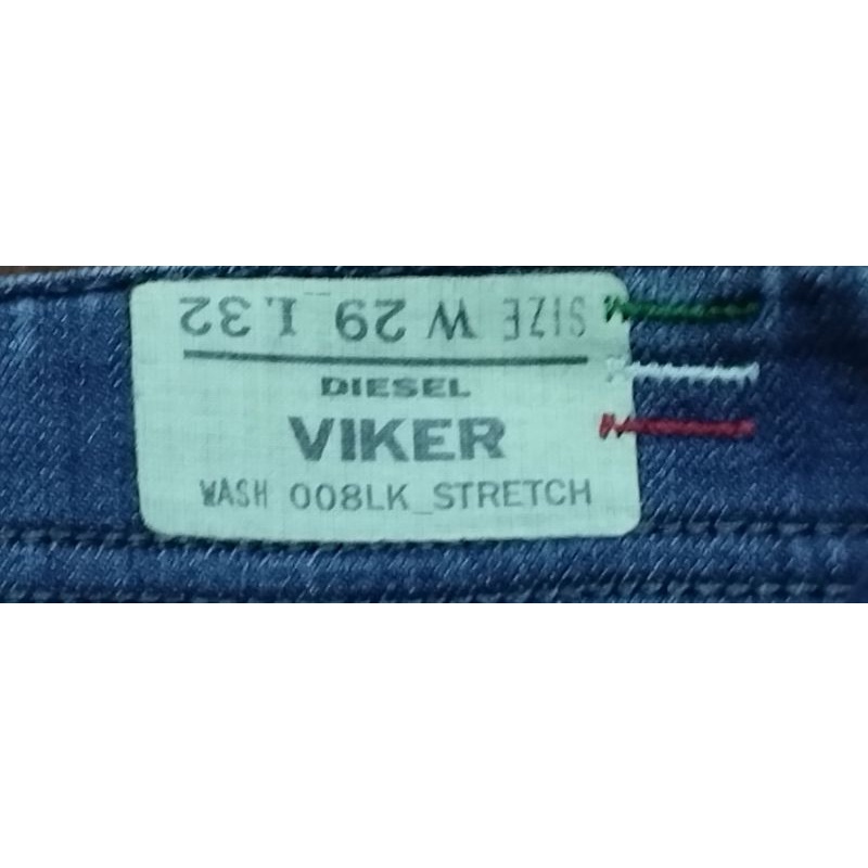 diesel viker 8lk italy w29 l32 เอว31-32"