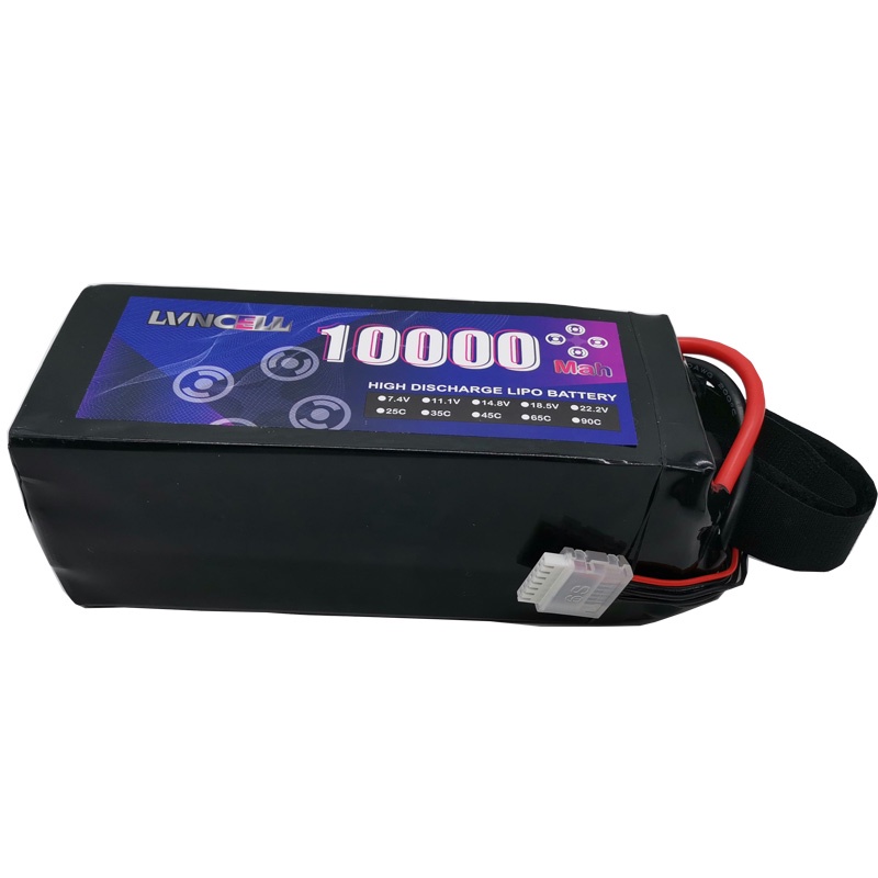 ✷RC Lipo battery 14.8V 4S 10000 mAh 25C For Airplane helicopter Plant protection drone LiPo Batterie