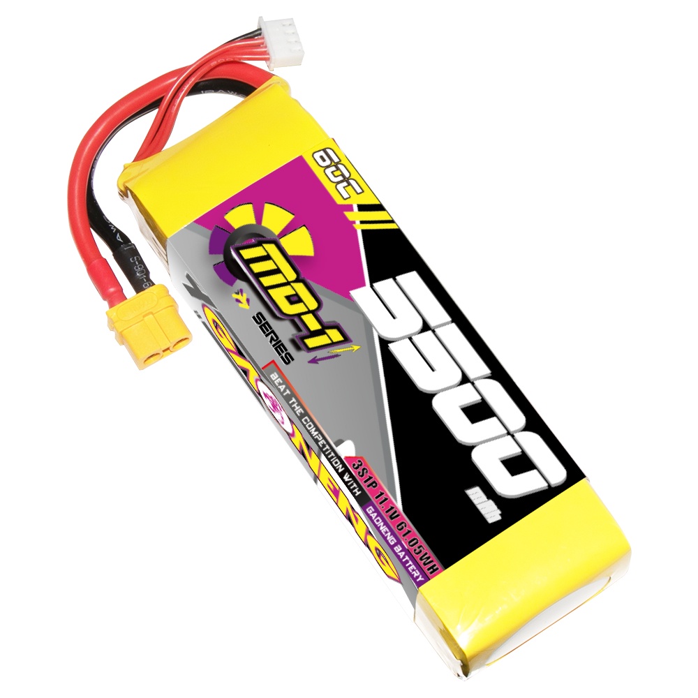 ✱GAONENG GNB MD-1 Series 5500mAh 3S 11.1V 60C 120C XT60 RC LiPo Battery RC Car BoatElectric RC Devices Off-Load and On-L