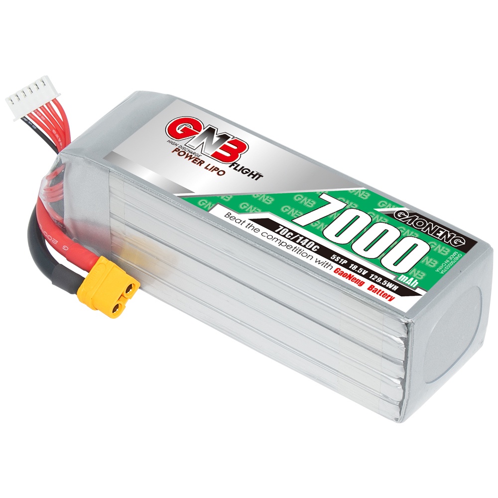 ✢GNB GAONENG 5S 7000mah 18.5V 70C 140C XT60 RC LiPo Battery for Helicopter Boat Cars Drone Truck