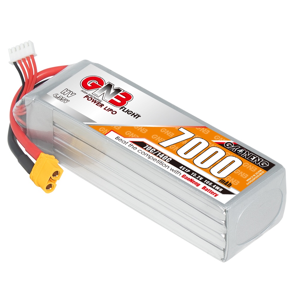✩GNB GAONENG LiHV 7000mah 4S 15.2V 70C 140C XT60 RC LiPo Battery RC Car Drone Boat Truggy Truck Airp