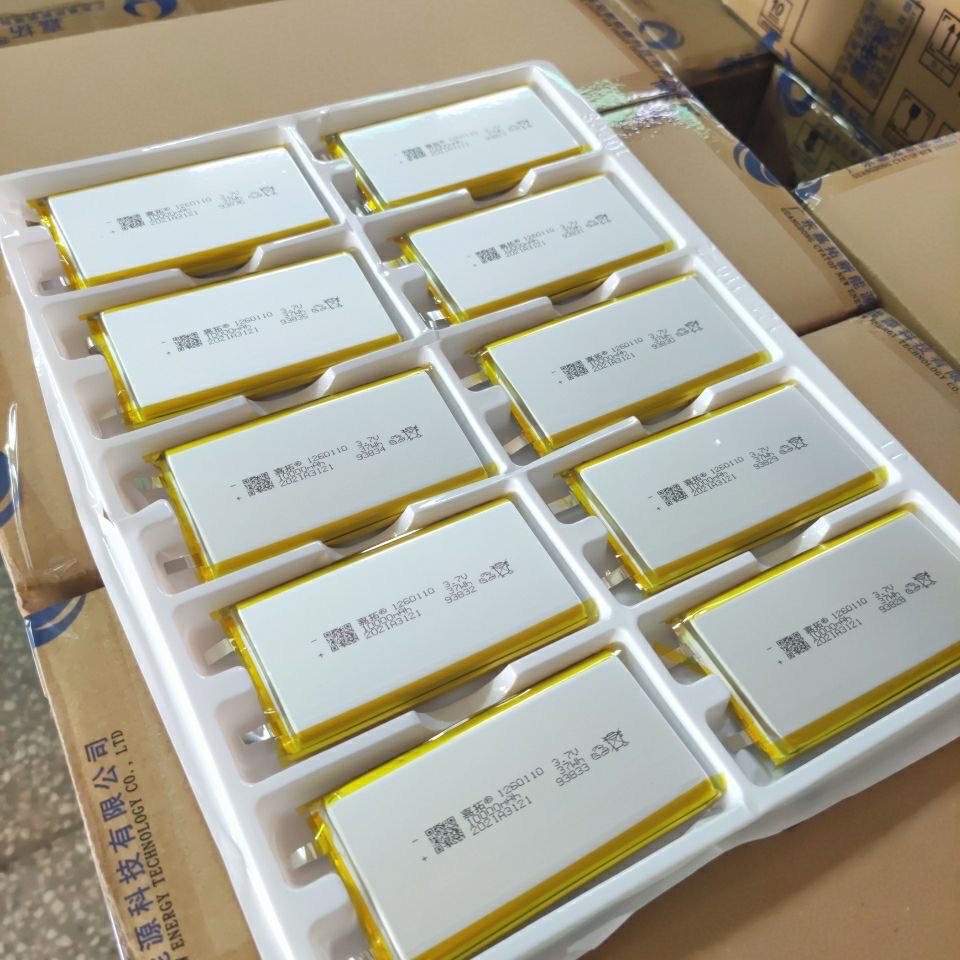 ❐✻✒3.7v ความจุขนาดใหญ่สุด 30000 mAh 1260110 แบตเตอรี่ลิเธียมโพลิเมอร์ 10000 mAh power bank แบตเตอรี่