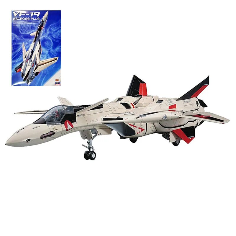 522 Macross 1/48 Anime Action Figures YF-19 MC01 Macross Plus Assembled Toys Robotech Model Collections Puzzle Toy WMF