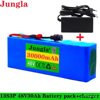 48v แบตเตอรี่ลิเธียมไอออน 48v 30Ah 1000w 13S3P battery แบตเตอรี่ลิเธียมไอออนสำหรับ 54.6v E-bike ไฟฟ้าจักรยานสกู๊ตเตอร์ B