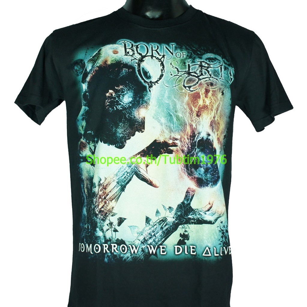 เสื้อวง Born Of Osiris ผ้าร้อยวงดนตรีร็อค วินเทจ บอร์นออฟโอสิริส BOS1326