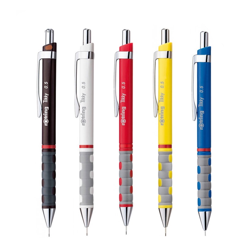 Rotring tikky ดินสออัตโนมัติ0.3 0.5 0.7มม. สำหรับกิจกรรมวาดภาพการออกแบบวาดด้วยมือดินสอสำหรับนักเรีย