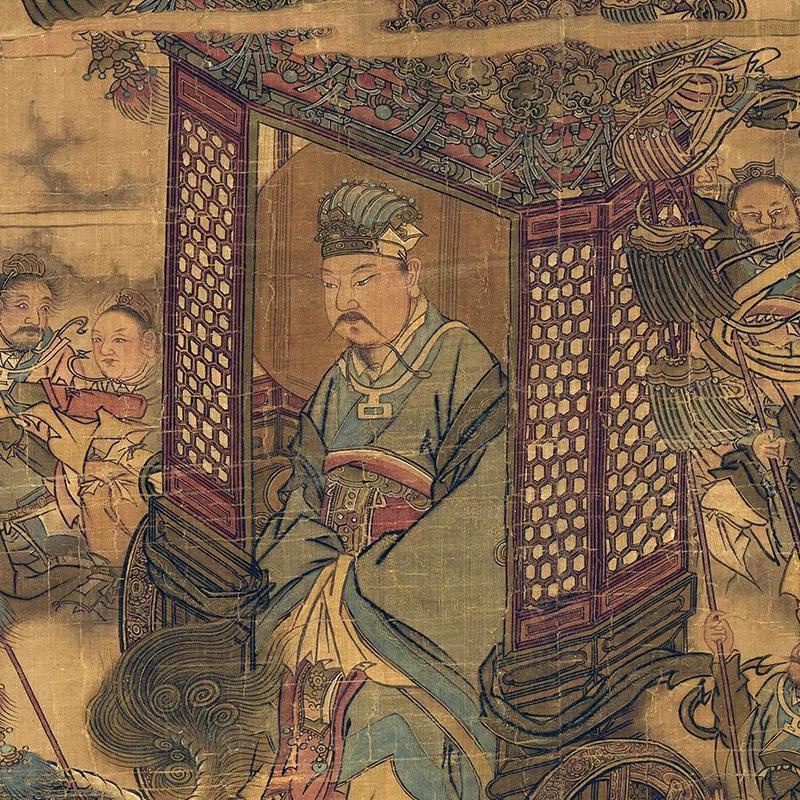 ☸✈Ma Lin, ราชวงศ์ซ่งใต้, เจ้าหน้าที่สามคนในการลาดตระเวน, สำเนา Giclee ของ Yao, Shun และ Yu, การวาดภา