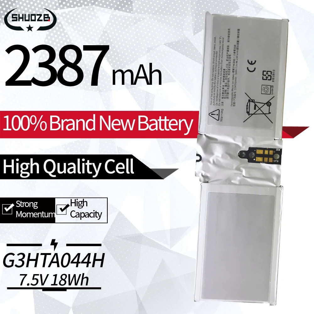 New G3HTA044H G3HTA045H Laptop Battery For Microsoft Surface Book 2nd 13.5" 1832 Screen Battery 7.5V