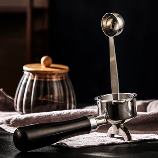 ☀️Sun&Shop ช้อนตักกาแฟ ที่กดกาแฟ 2in1 ด้ามช้อนกดกาแฟได้ ฐานตั้งได้ Coffee Spoon 7RIJ