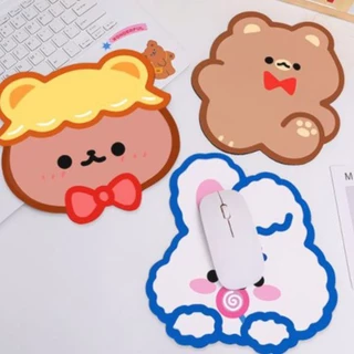 Mousepads แผ่นรองเมาส์ แผ่นรองเม้าส์ ลายการ์ตูน ลายการ์ตูนหมี สไตล์เกาหลี แผ่นรองเม้าส์กันน้ำ