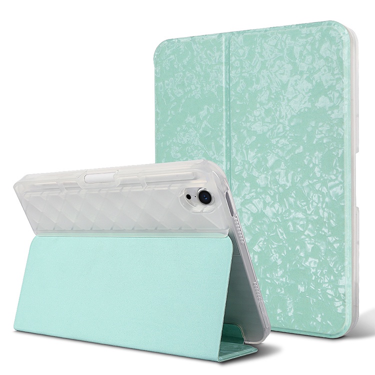 CaseSpace88 Marmo Case เคสหลังใสไอแพด เคสไอแพดมินิ ไอแพดมินิ6 เคสลายหินอ่อน ipad mini case พร้อมที่ใ