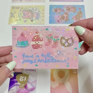 card sticker hologram 💌 สติกเกอร์ติดบัตร BTS MRT Keycard คอนโด เคลือบโฮโลแกรมวิ้งค์ กันน้ำ by amyourdream
