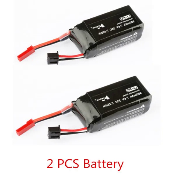 ในสต็อกเดิม Hubsan 7.6โวลต์980มิลลิแอมป์ชั่วโมง LiPo แบตเตอรี่สำหรับ Hubsan H123D จมูกอุปกรณ์อะไหล่ 