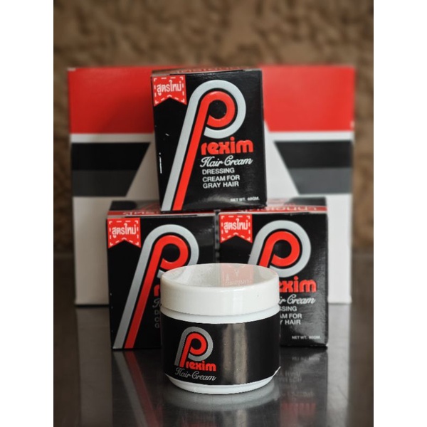 ครีมใส่ผมปริกซิมแฮร์ครีม Prexim ***สูตรใหม่ เฮนน่า ปริมาณ 60 กรัม (1กระปุก)