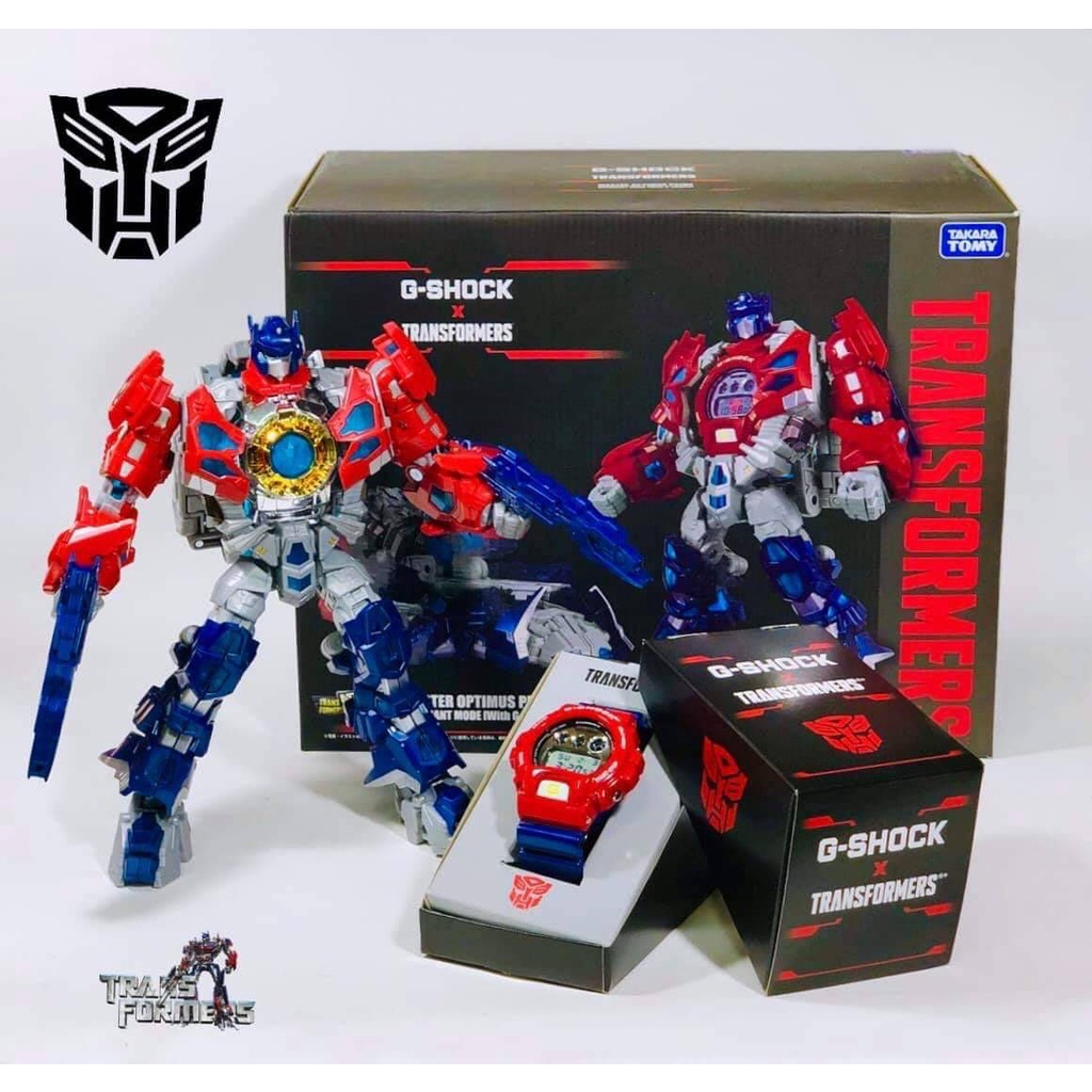 G-SHOCK X TRANSFORMERS MASTER OPTIMUS PRIME Limited Edition รุ่น DW-6900TF-SET Full Package ของแท้ รับประกัน 1 ปี