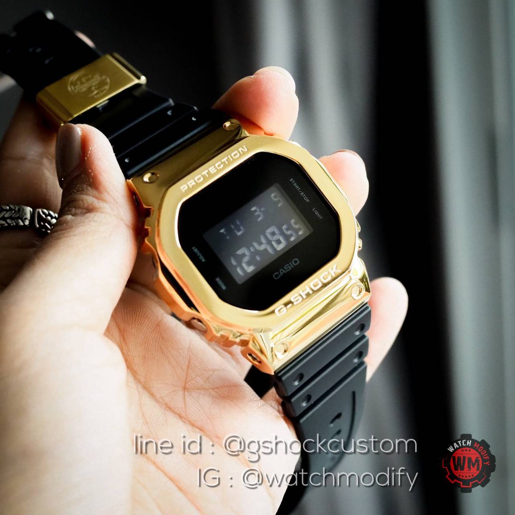 G-Shock Gold Metal รุ่น DW-5600 customize
