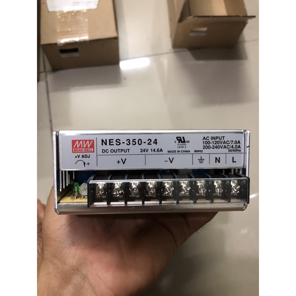 Power Supply MEAN WELL NES-350-24 / NES-200-24  มือสองเหมือนใหม่ สภาพ 99% บางตัวไม่เคยโดนไฟ