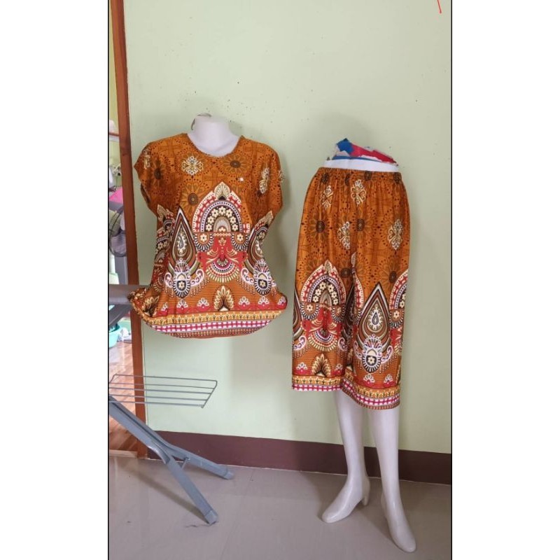 ชุดผ้าเด้ง อาม่าคุณแม่คุณย่าคุณยายชอบใส่มาก มีให้เลือกหลายสี