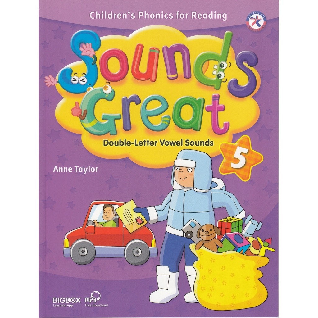DKTODAY หนังสือ SOUNDS GREAT 5:CHILDREN'S PHONICS READING WITH MP 3 DOWNLOAD