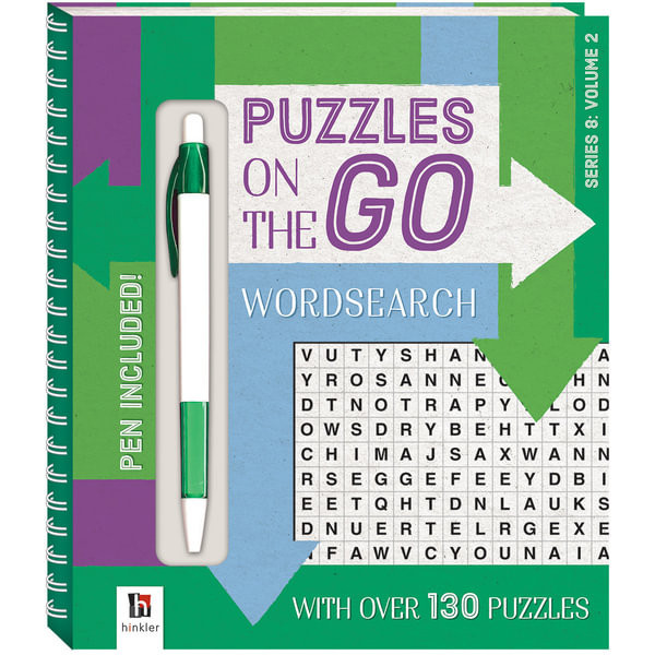 New Book หนังสืออังกฤษ Puzzles On The Go Series 8: Search A Word 2