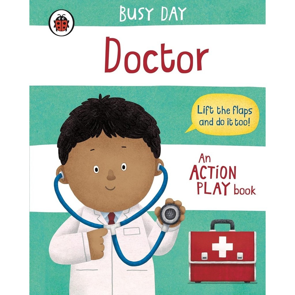 New Book หนังสืออังกฤษ Busy Day: Doctor : An action play book (Busy Day) (Board Book) [Hardcover]